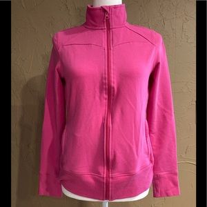 Athletic Works Pink Long Sleeve Zippered Jacket 8
